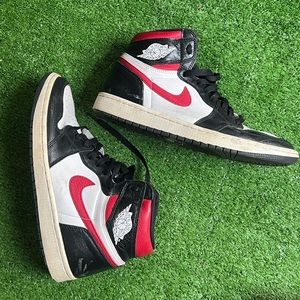 “Gym Red” high Air Jordan 1s